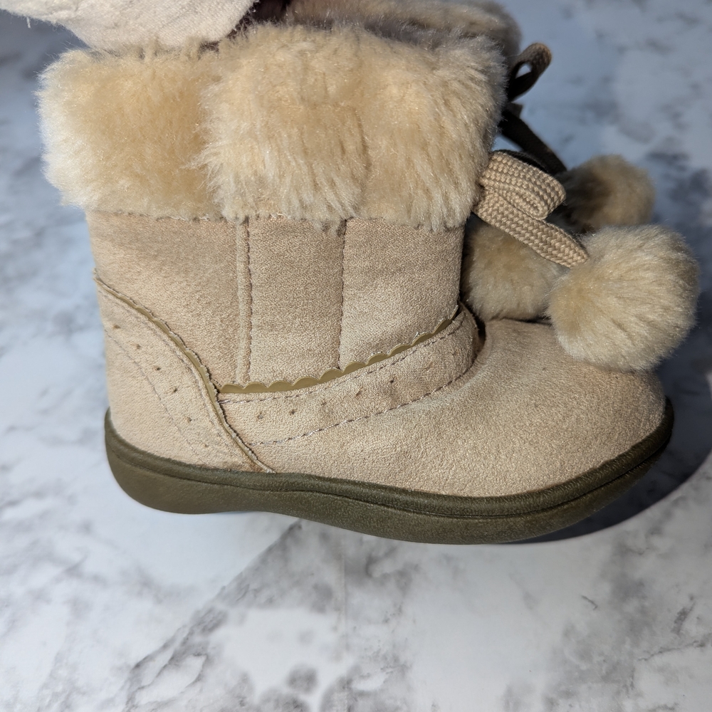 Cozy Tan Kids Boots